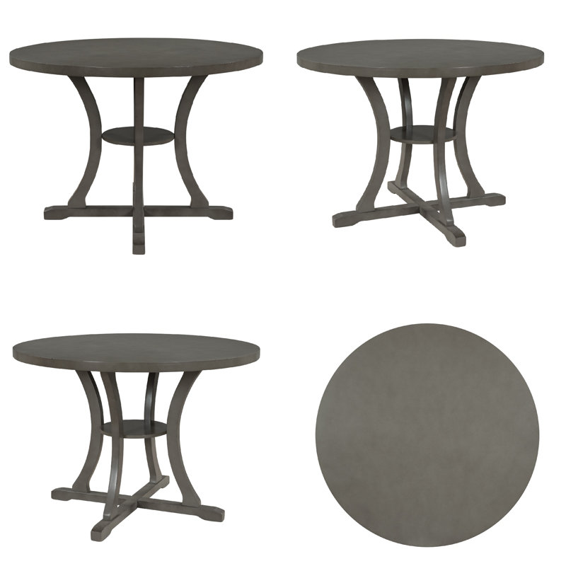 One Allium Way® Broomhedge 5 Piece Pedestal Dining Set Wayfair